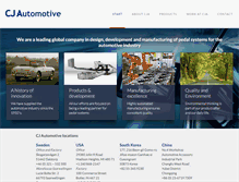 Tablet Screenshot of cjautomotive.com